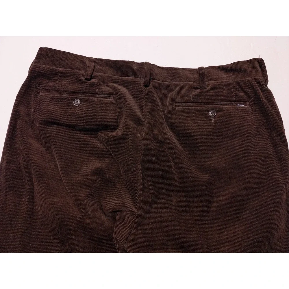 POLO RALPH LAUREN‎ Corduroy Pants Brown ~ 36 x 30